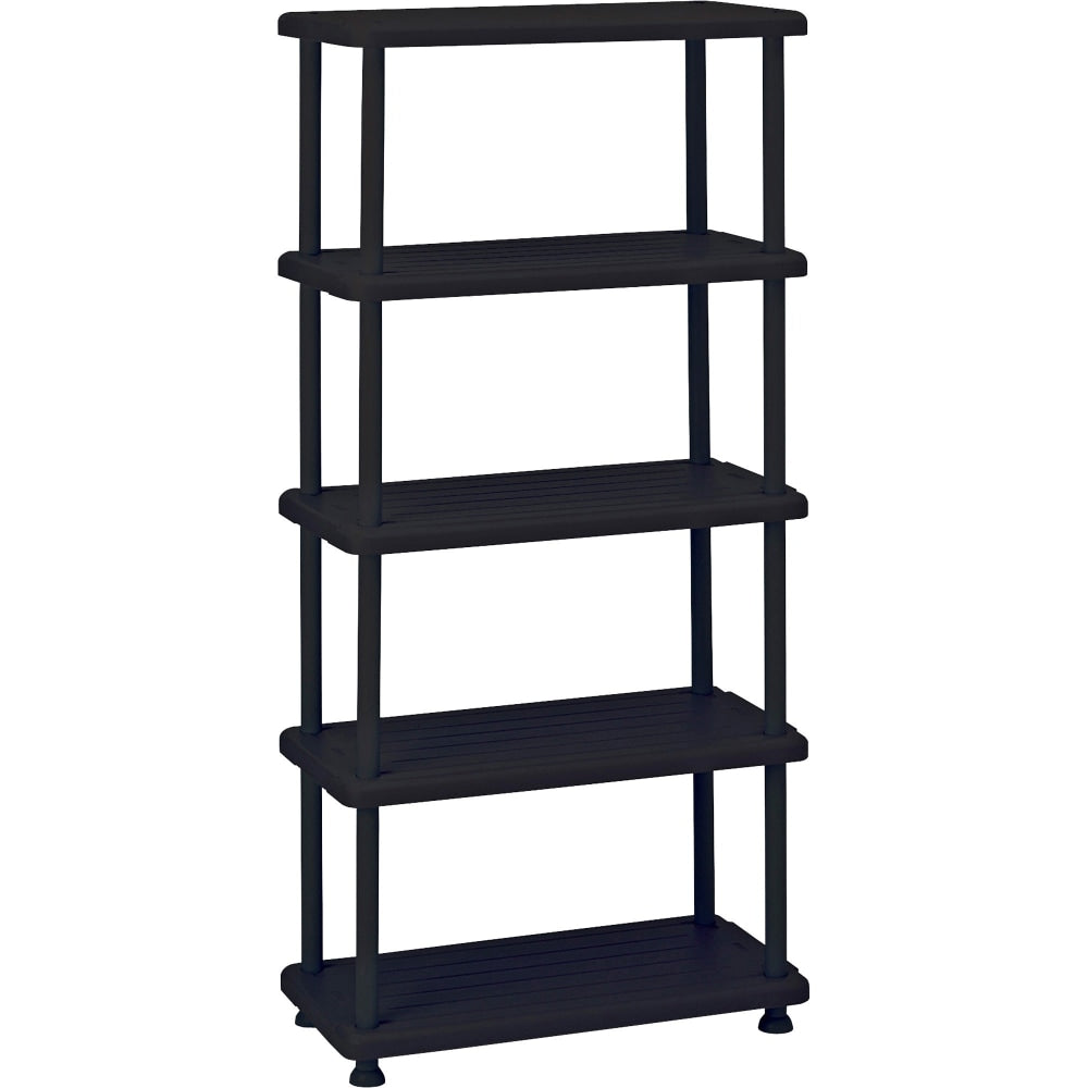 Iceberg 5-Shelf Open Storage System, Black