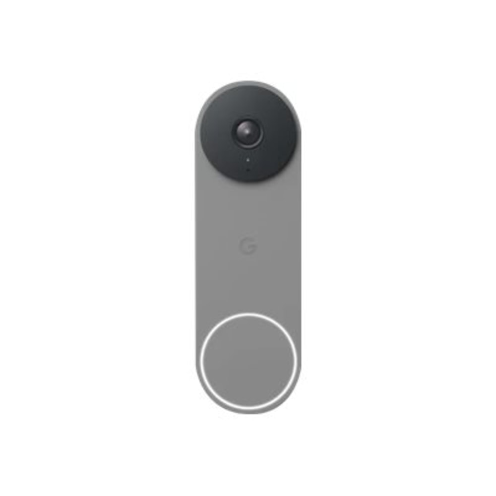 Google Nest 2nd gen - Smart doorbell - with camera - wired - wireless - 802.11a/b/g/n/ac, Bluetooth LE - 2.4 Ghz, 5 GHz - ash