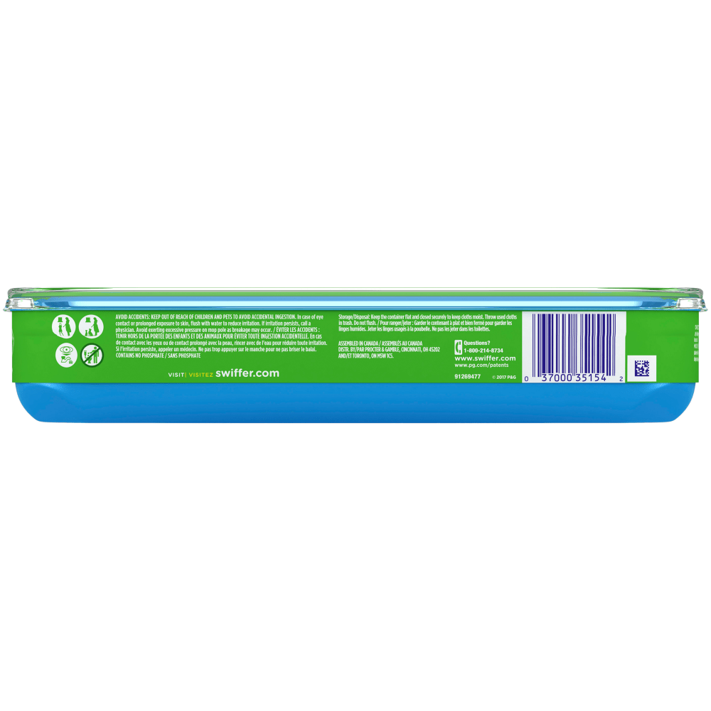 Swiffer Disposable Wet Cloths, Pack Of 12 Cloths