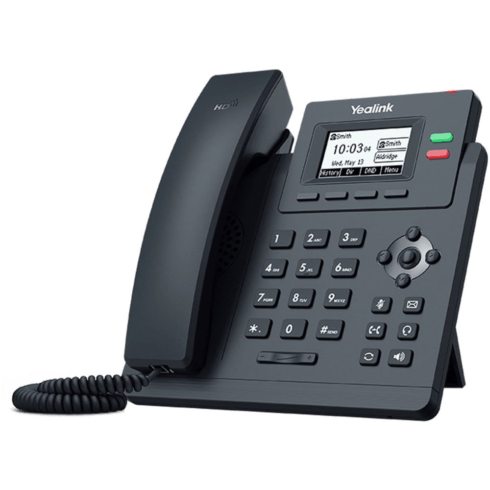 Yealink Entry Level Gigabit POE 2-Line HD Voice Phone, YEA-SIP-T31G