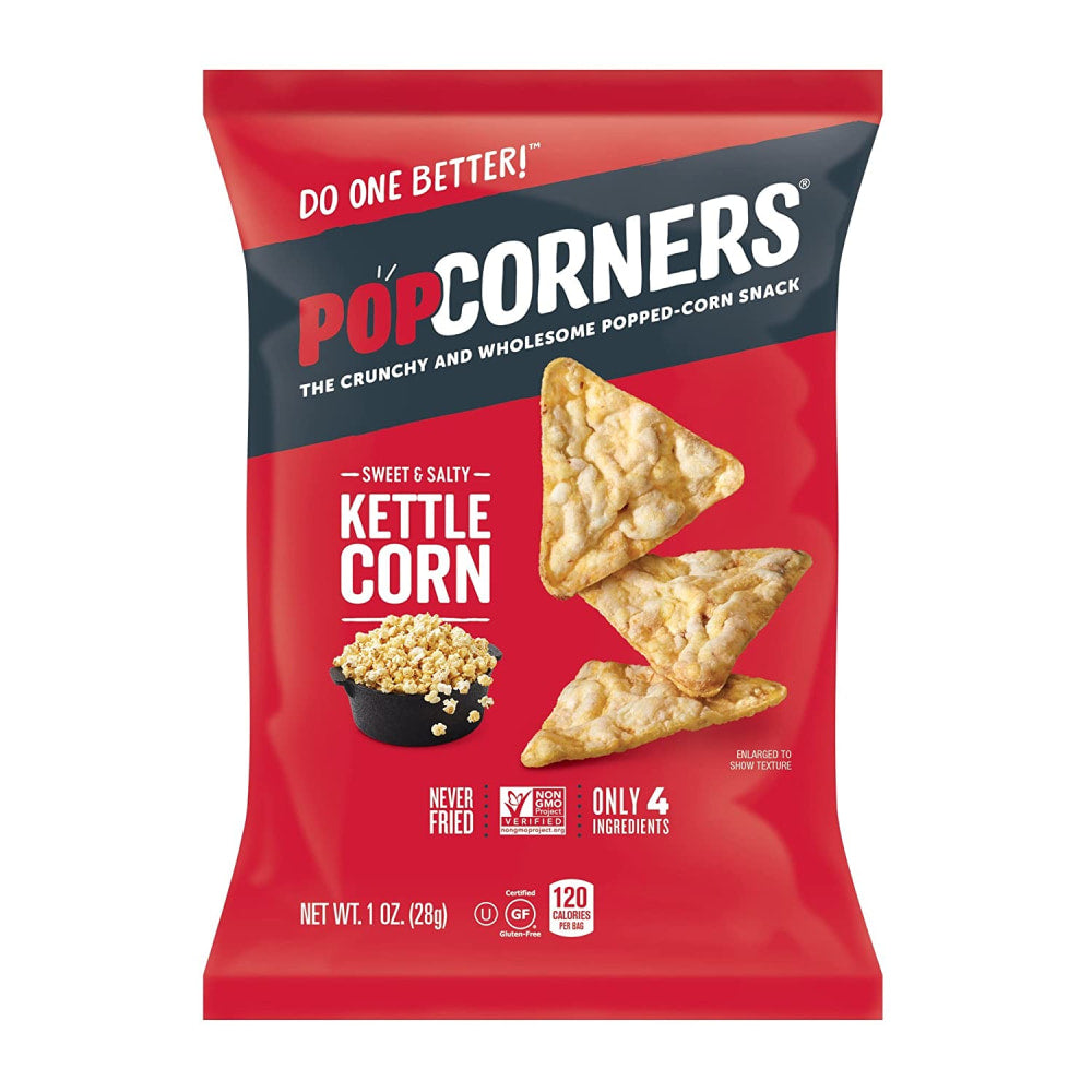 Popcorners Kettle Corn, 1 Oz, Case Of 64 Bags