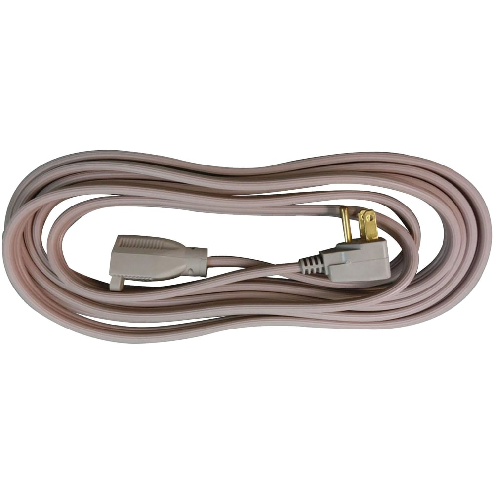 Compucessory Heavy Duty Indoor Extension Cord - 14 Gauge - 125 V AC / 15 A - Gray - 15 ft Cord Length - 1