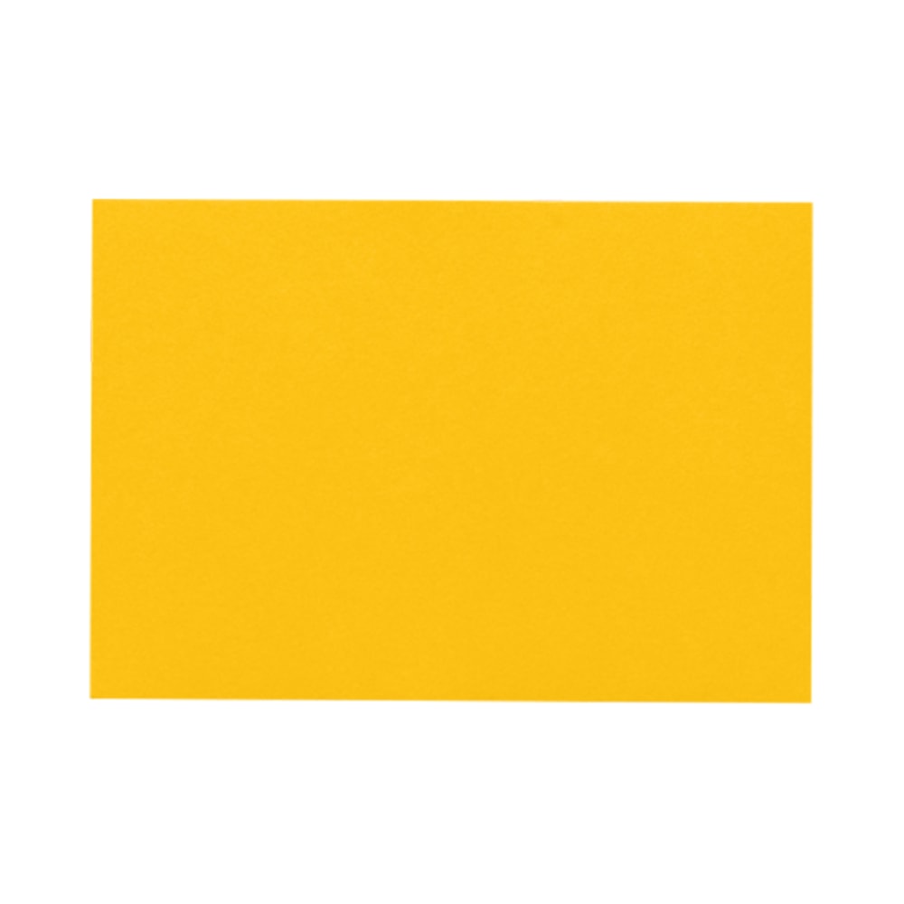 LUX Flat Cards, A7, 5 1/8in x 7in, Sunflower Yellow, Pack Of 500