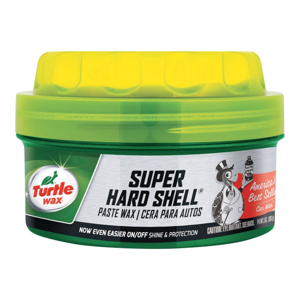 Turtle Wax Super Hard Shell Paste Car Wax, 14 Oz Bottle, Case Of 6