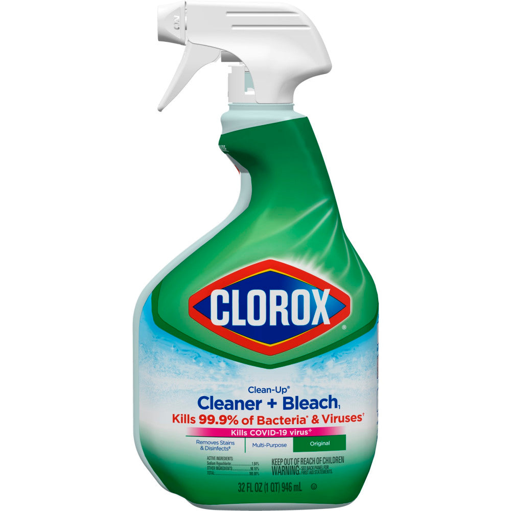 Clorox Clean-Up All Purpose Cleaner with Bleach, Spray Bottle, Original, 32 Fluid Ounces