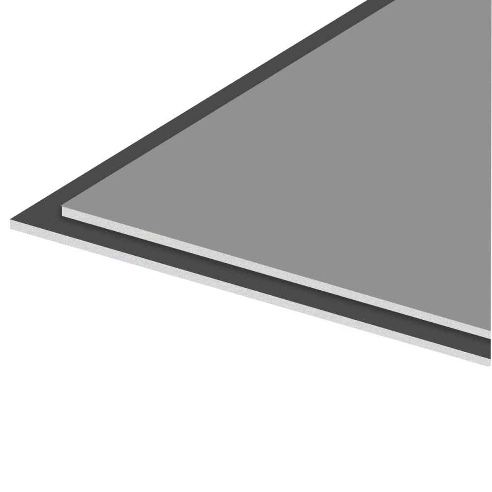 Royal Brites Dual Color Foam Board, 20in x 30in, Gray & Charcoal Gray