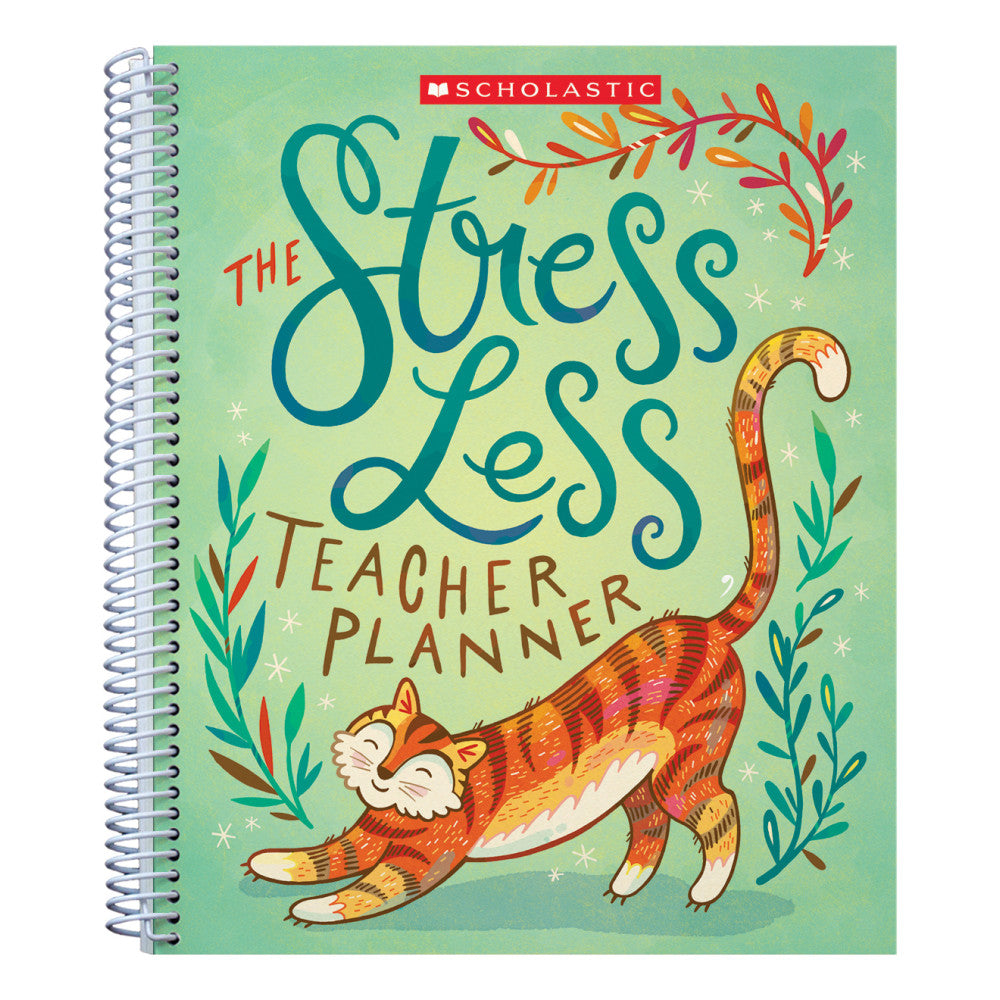 Scholastic The Stress Less Teacher Planner, 11in x 9in