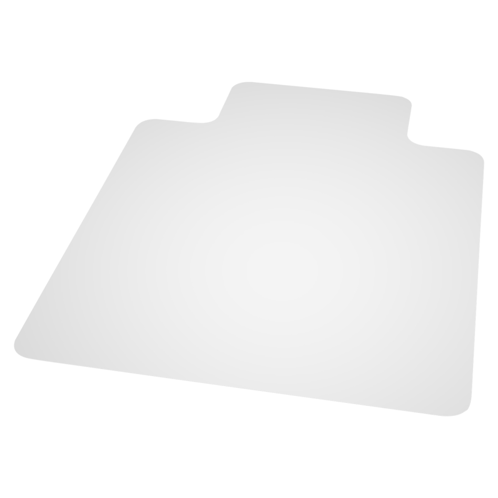 ES Robbins Hard Floor Chair Mat, Standard Lip, 45inW x 53inD, Clear