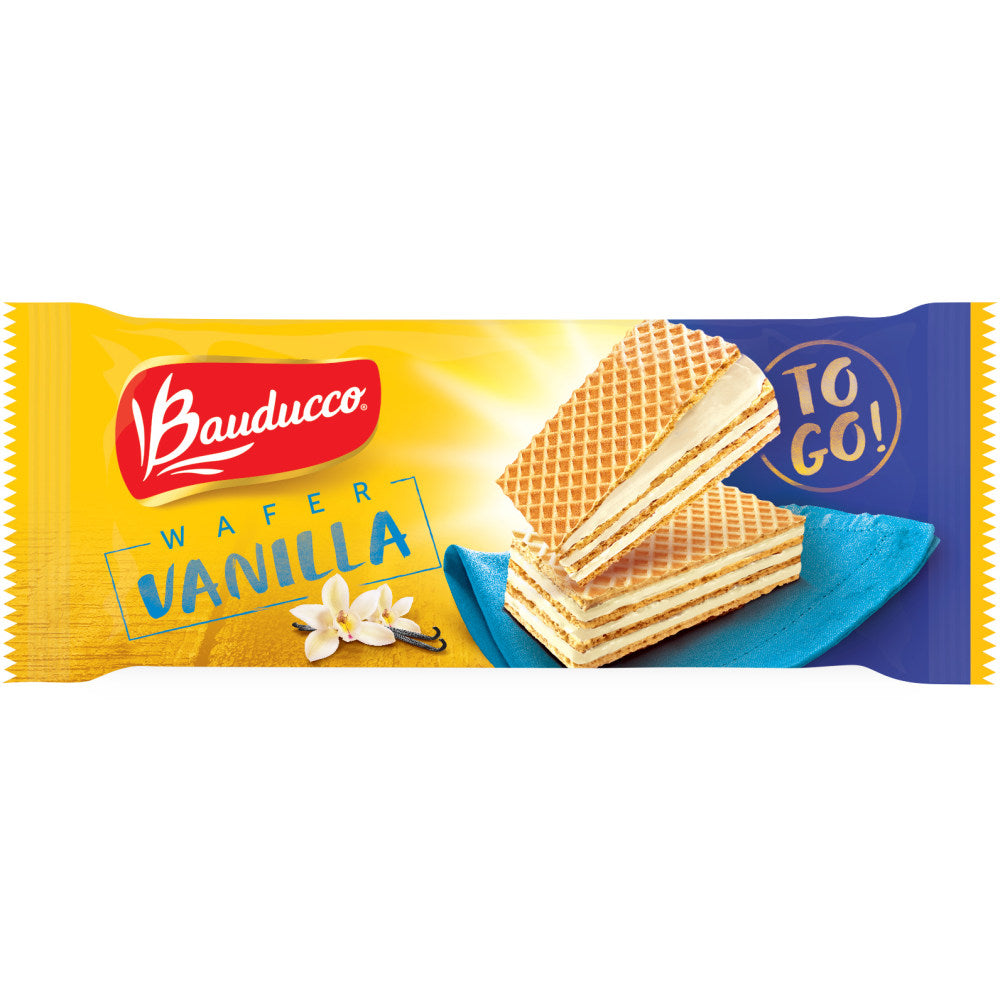 Bauducco Foods Single Serve Vanilla Wafers, 1.4 Oz, 12 Packages Per Case, Set Of 12 Cases