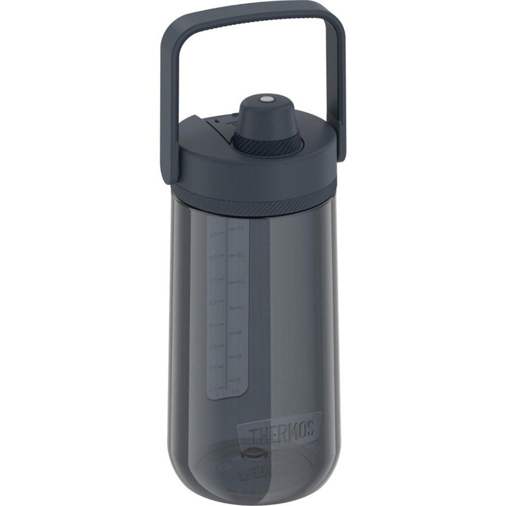 Thermos 40-Ounce Guardian Hard Plastic Hydration Bottle with Spout (Slate Blue) - 1.25 quart - Slate Blue, Blue - Plastic, Tritan