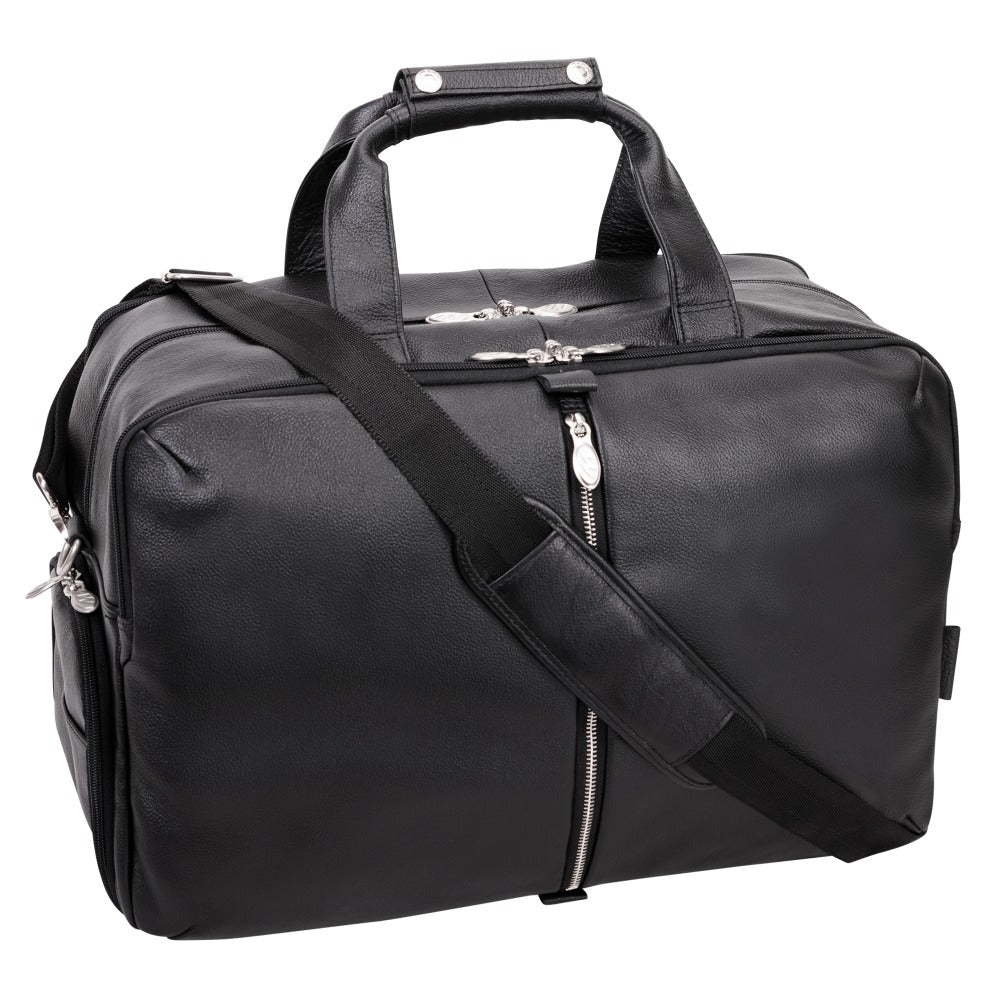 McKleinUSA Avondale Travel Duffel Bag With 17in Laptop Pocket, Black