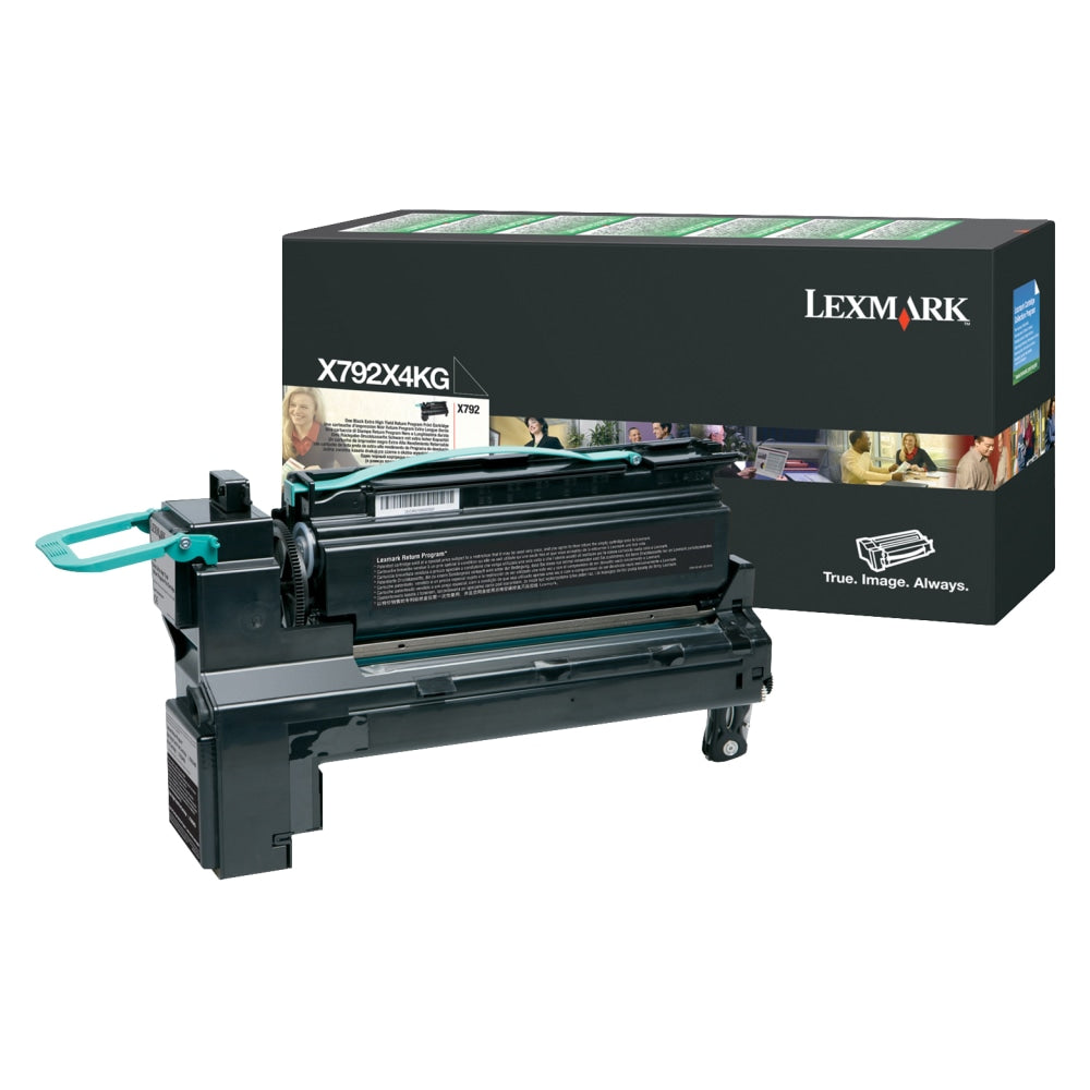 Lexmark X792X4KG Black Extra-High Yield Return Program Toner Cartridge