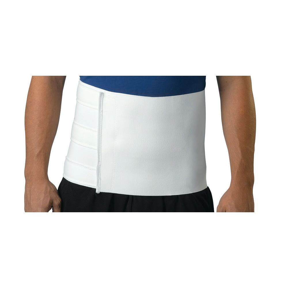 Medline Tri-Panel Elastic Abdominal Binder, Large/X-Large, White