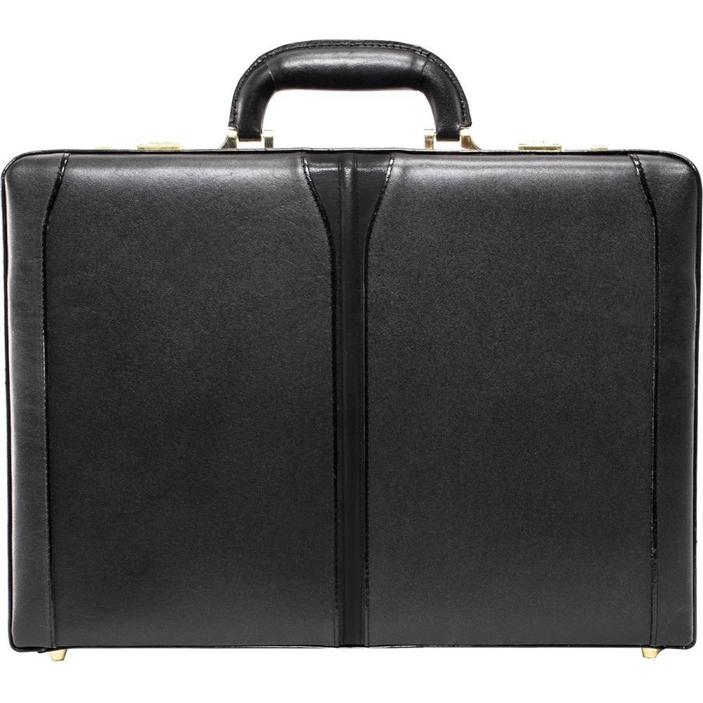 McKleinUSA Turner Leather Attache Case, Black