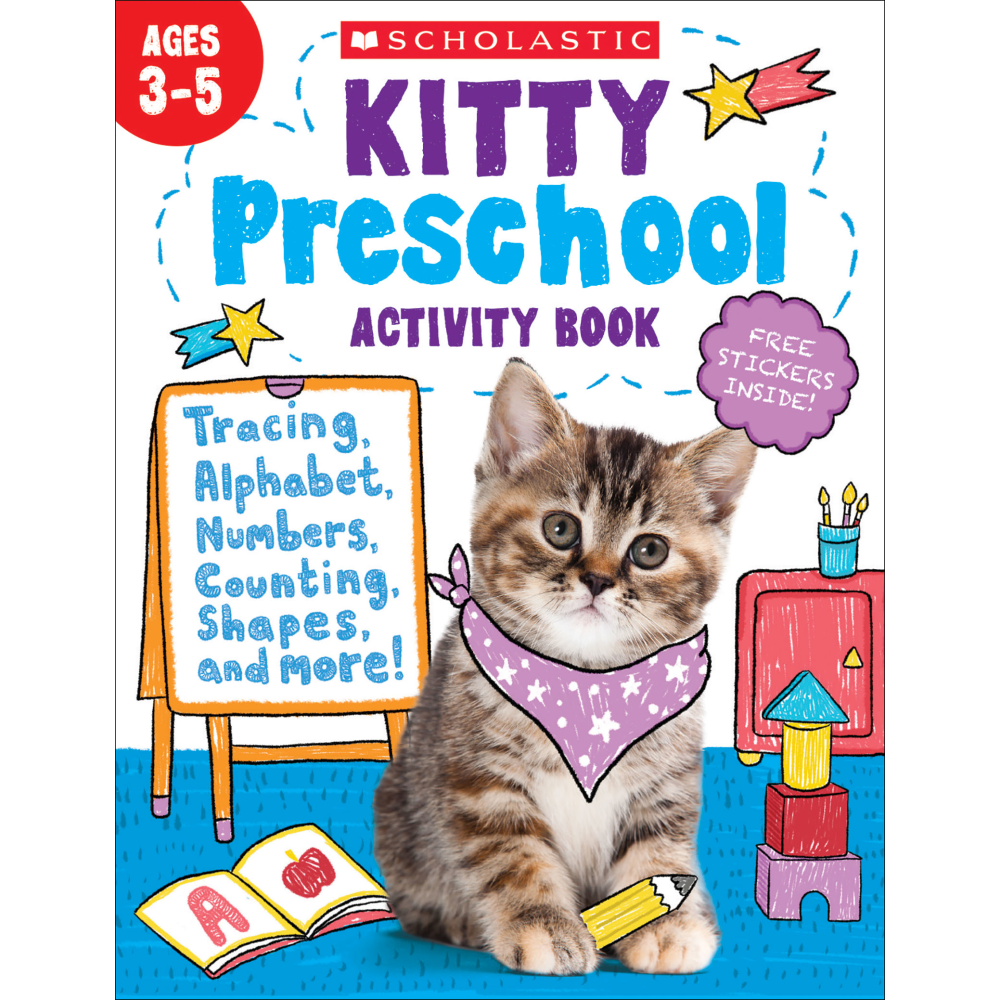 Scholastic Kitty Preschool Activity Book, Pre-K