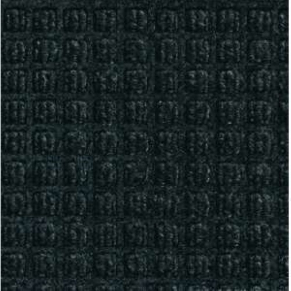 M+A Matting WaterHog Squares Classic Floor Mat, 4ft x 8ft, Charcoal