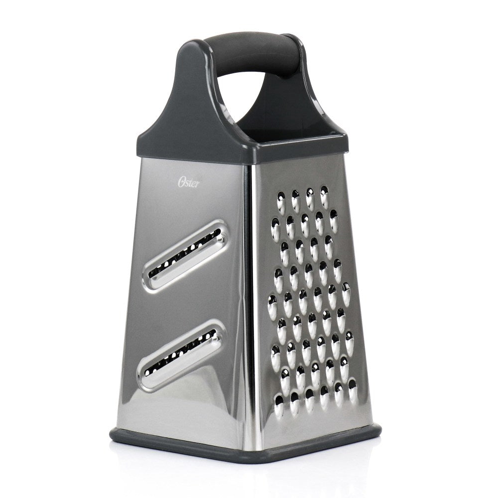 Oster Stainless Steel 4-Sided Box Grater, Silver