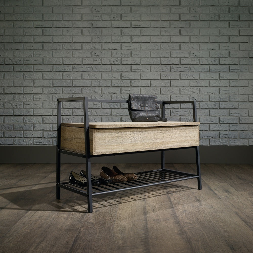 Sauder North Avenue Storage Bench, Charter Oak