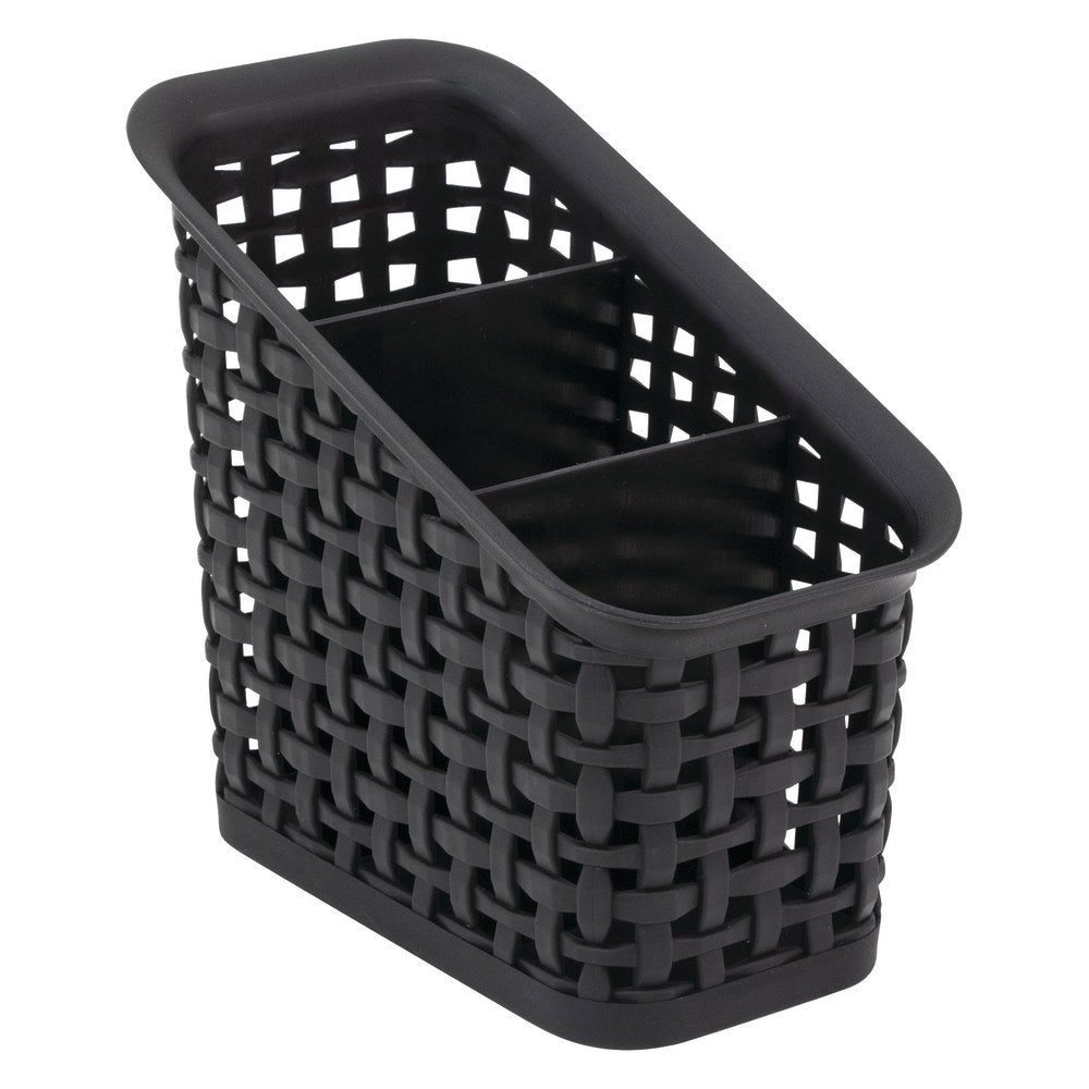 Realspace 3-Tier Weave Bin, Black