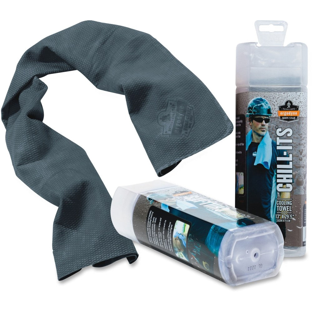 Ergodyne Chill-Its 6602  Gray Evaporative Cooling Towel