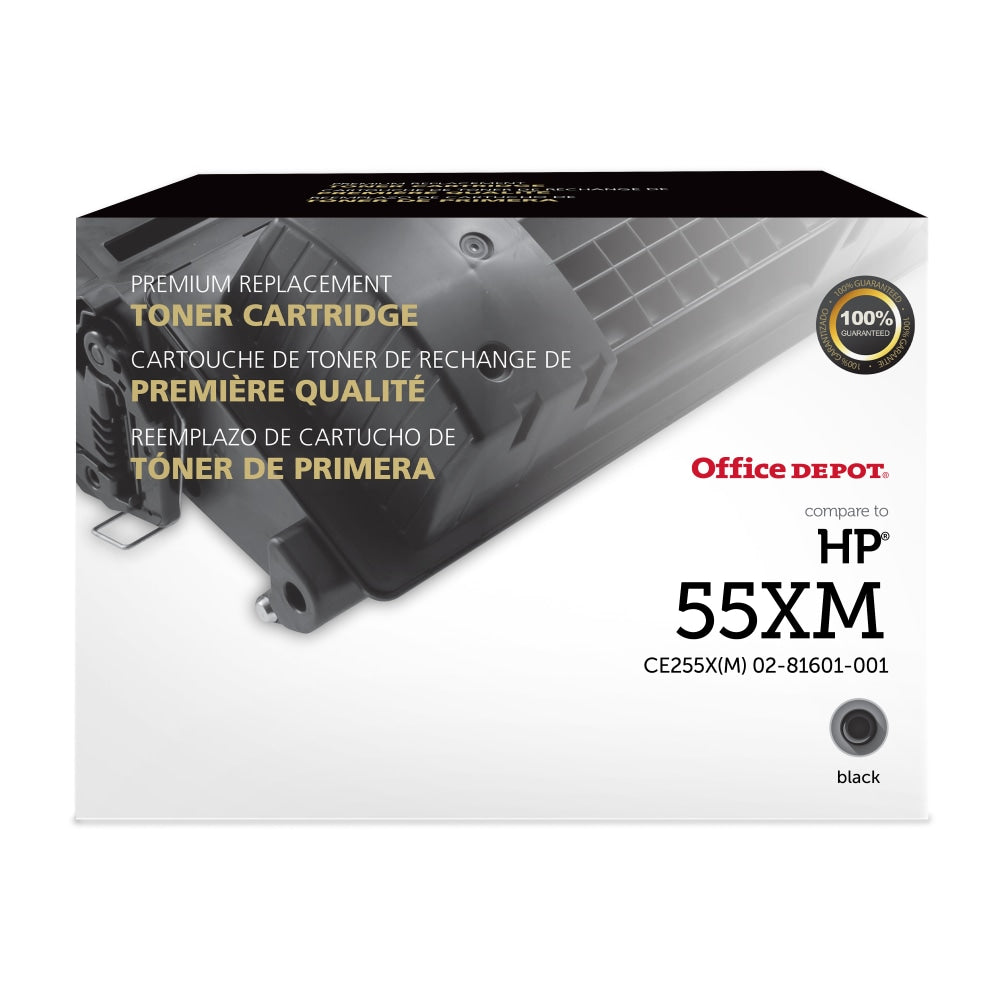 Office Depot Remanufactured Black High Yield MICR Toner Cartridge Replacement For HP 55X, CTG55XM