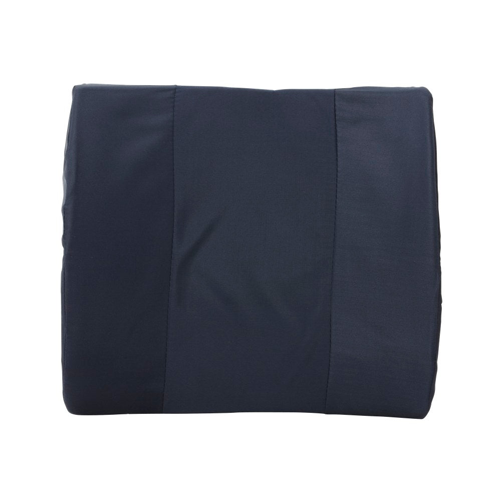 HealthSmart Lumbar Cushion, 14inH x 13inW x 3inD, Navy Blue