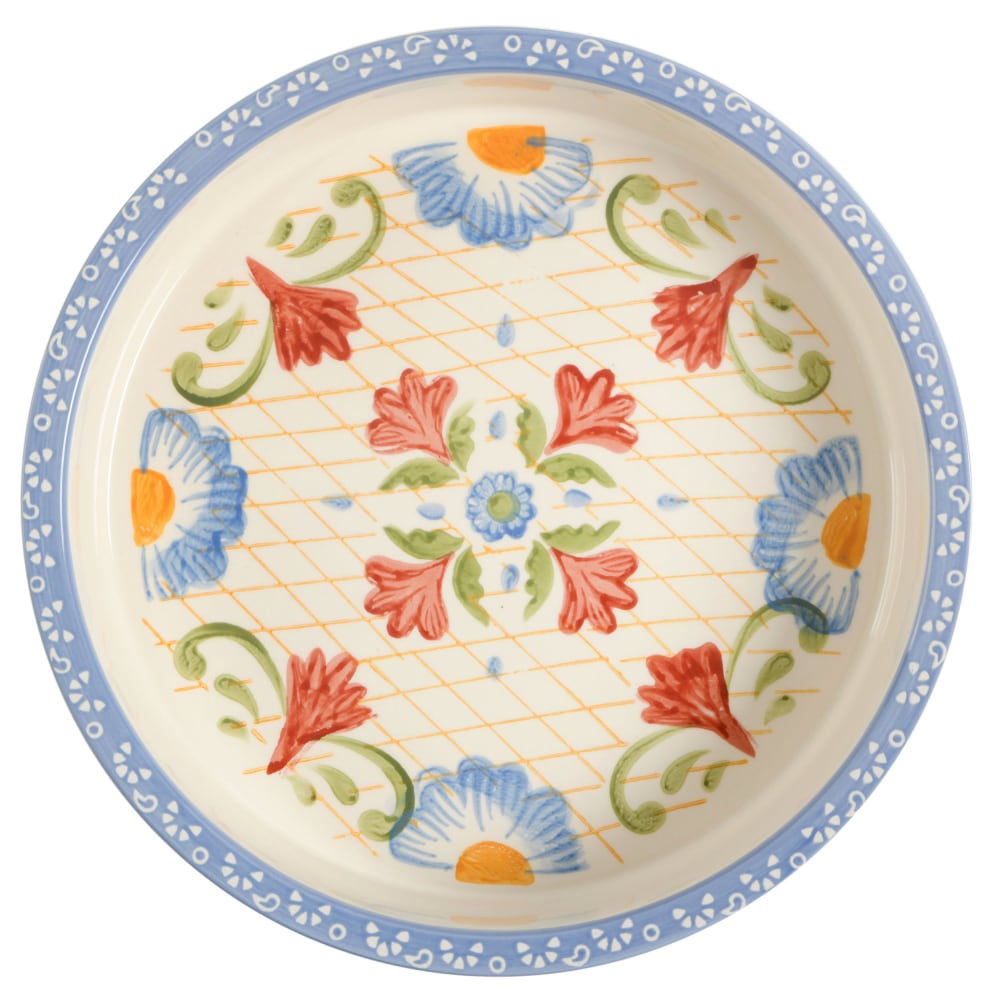 Gibson Laurie Gates Tierra Hand-Painted 2-Piece Pie Dish And Bakeware Set, Multicolor