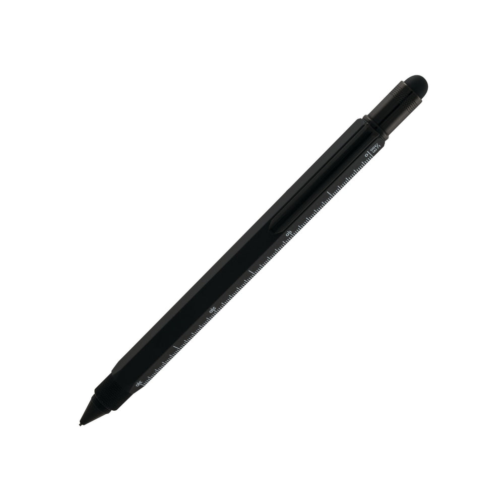 Monteverde One Touch Tool Pencil, 0.9 mm, #2 Soft, Black Barrel, Black Lead