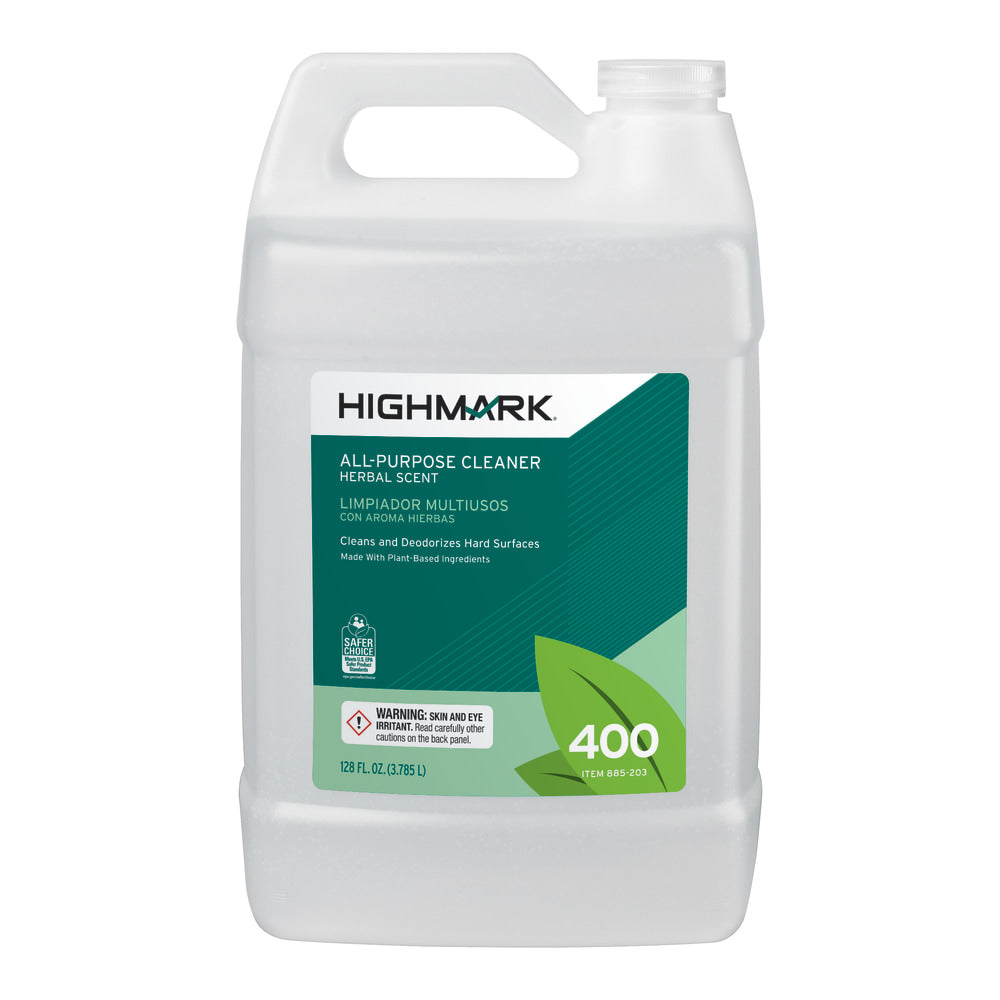 Highmark All-Purpose Cleaner, Herbal Scent, 128 Oz Bottle