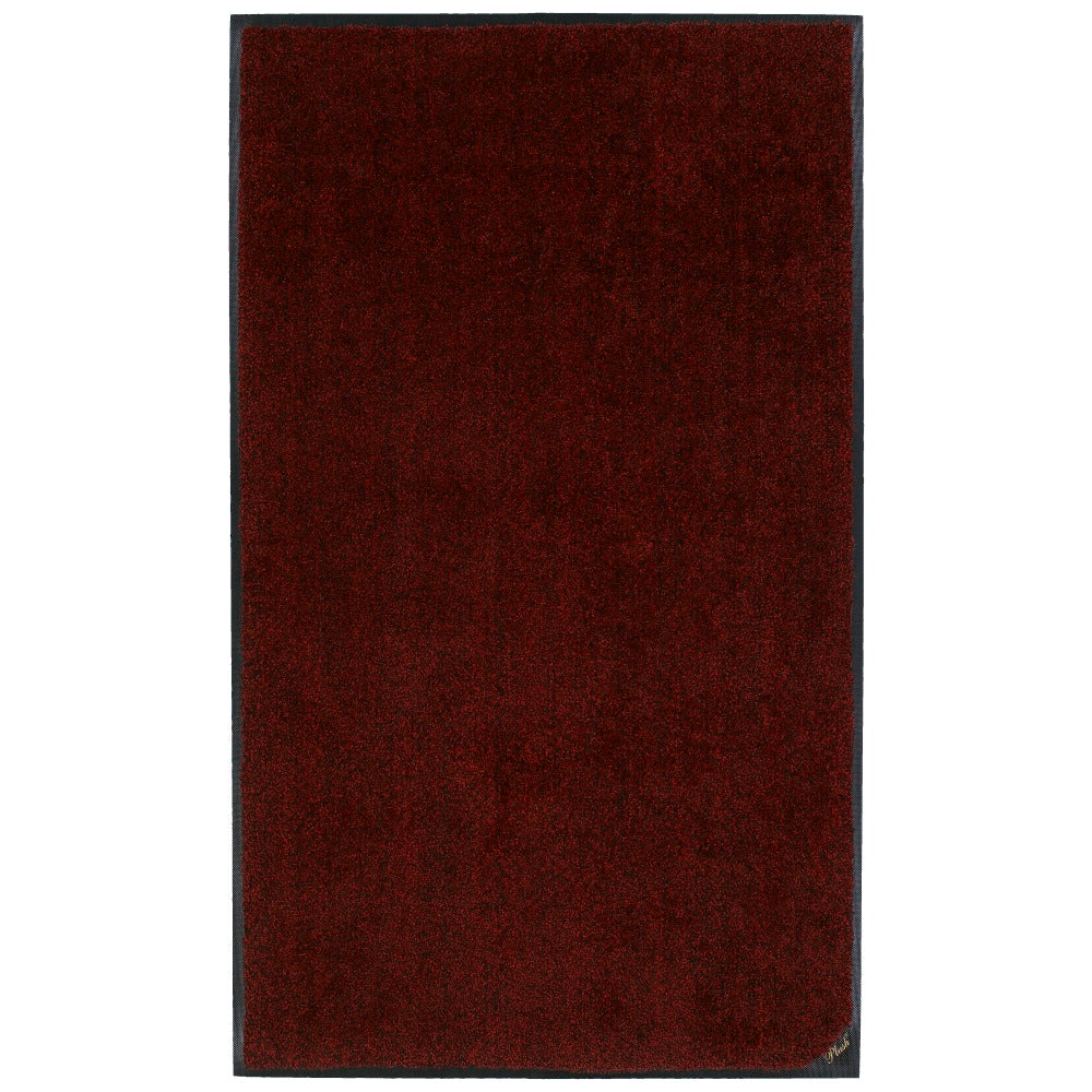 M+A Matting Plush Floor Mat, 3ft x 5ft, Red Pepper