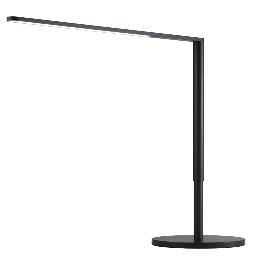 Koncept Lady7 LED Desk Lamp, 12-1/2inH, Metallic Black