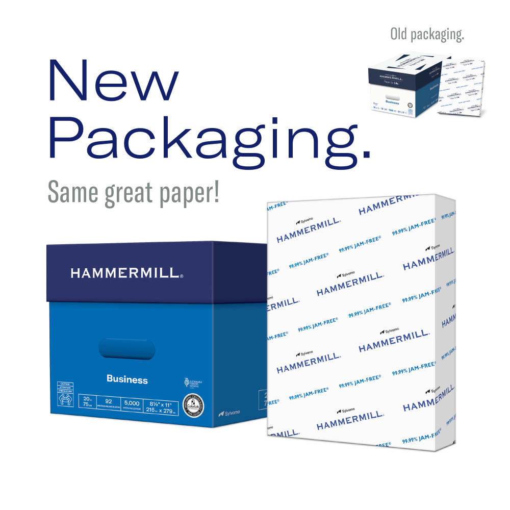 Hammermill Printer & Copy Paper, Ledger (11in x 17in), 200000 Sheets Per Pallet, 20 Lb, 92 Brightness, Case Of 10 Reams