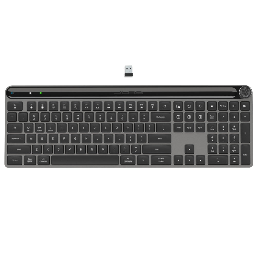 JLab Audio EPIC Wireless Keyboard, Black