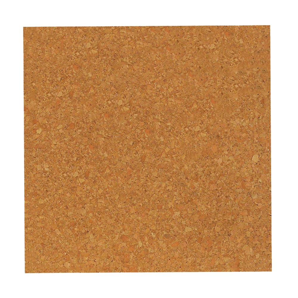 Flipside Cork Tiles, 12inH x 12inW x 1/8inD, Natural, 4 Tiles Per Pack, Set Of 2 Packs