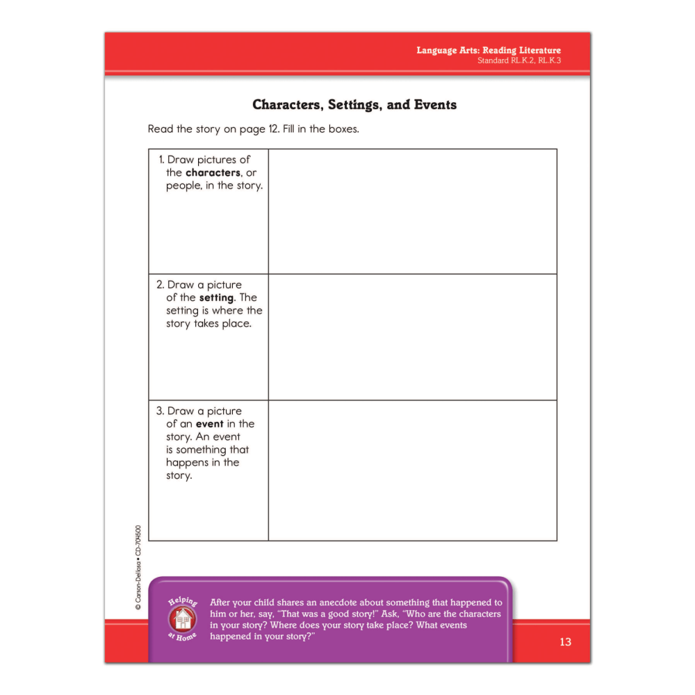 Spectrum Common Core Language Arts And Math, Grade K