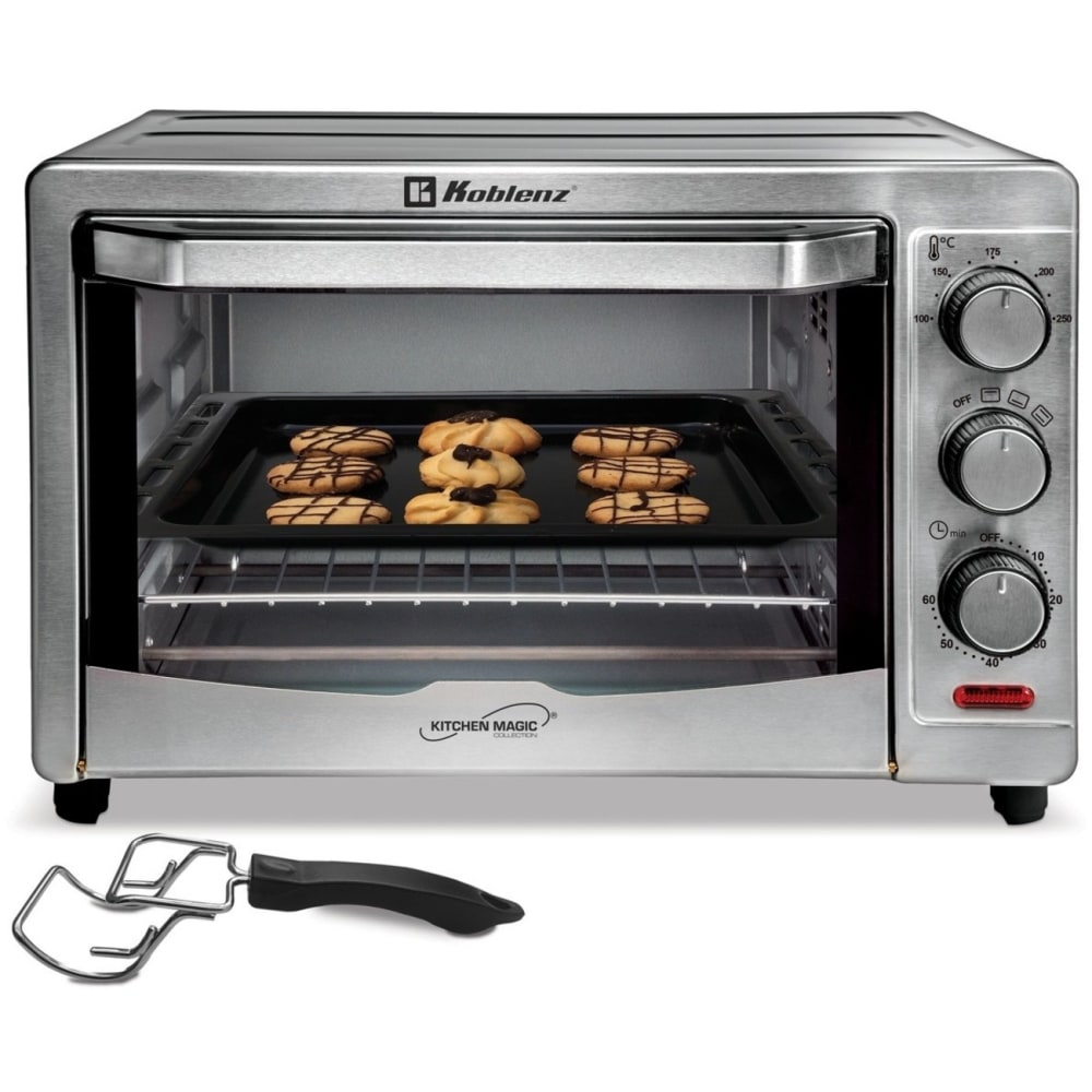 Koblenz Electric Convection Oven - 1500 W - Toast, Broil, Grill, Browning, Pizza - Stainless Steel