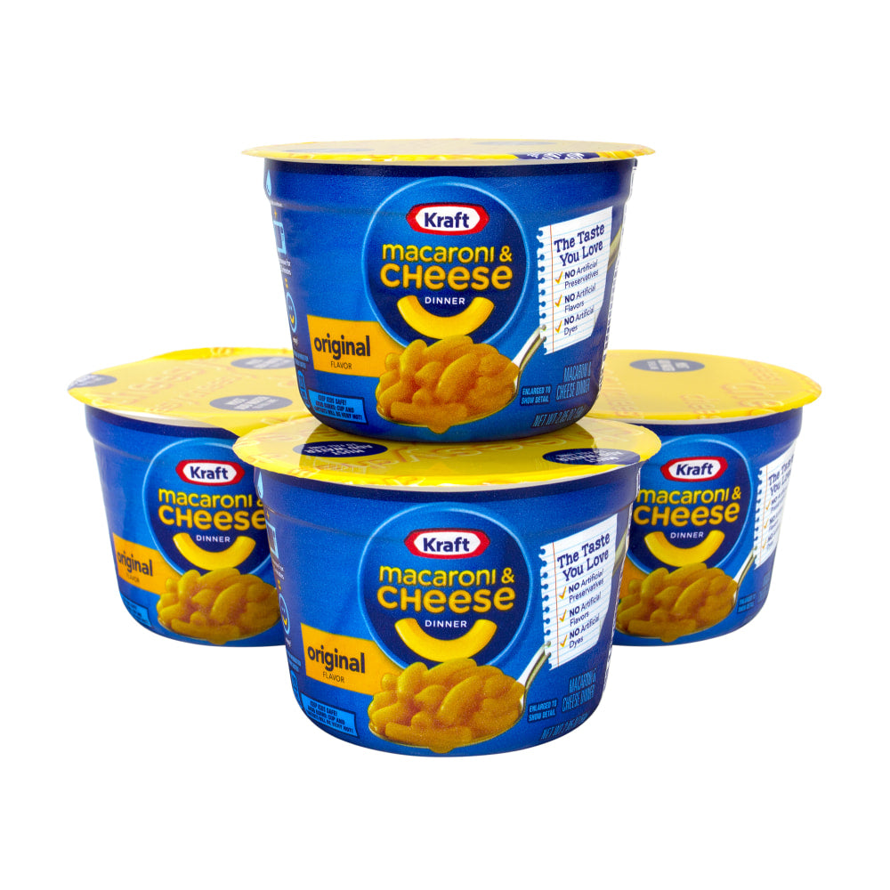 Kraft Foods Mac & Cheese Easy Mac Cups, Pack Of 12