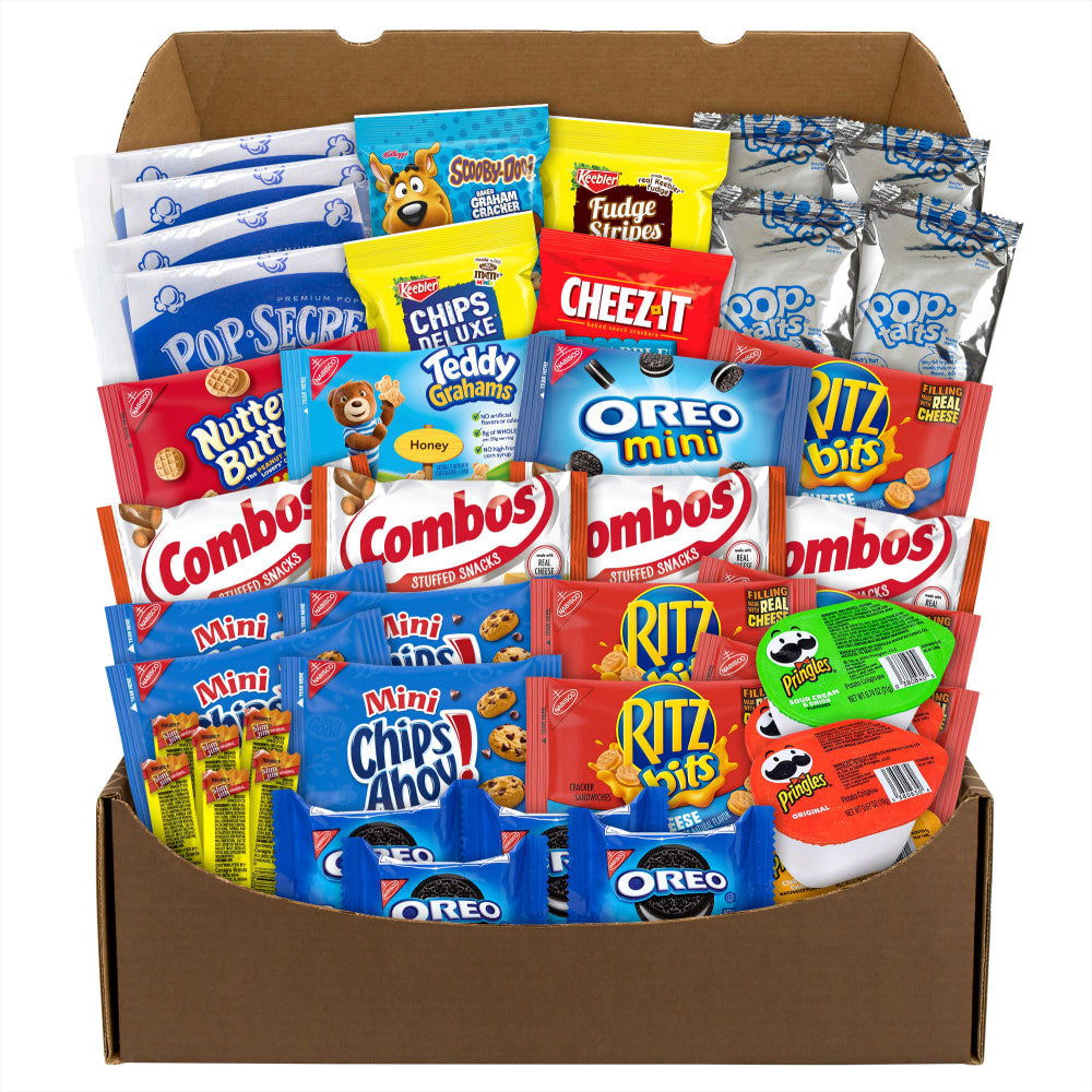 Snack Box Pros Quarantine Snack Box, Box Of 42 Snacks