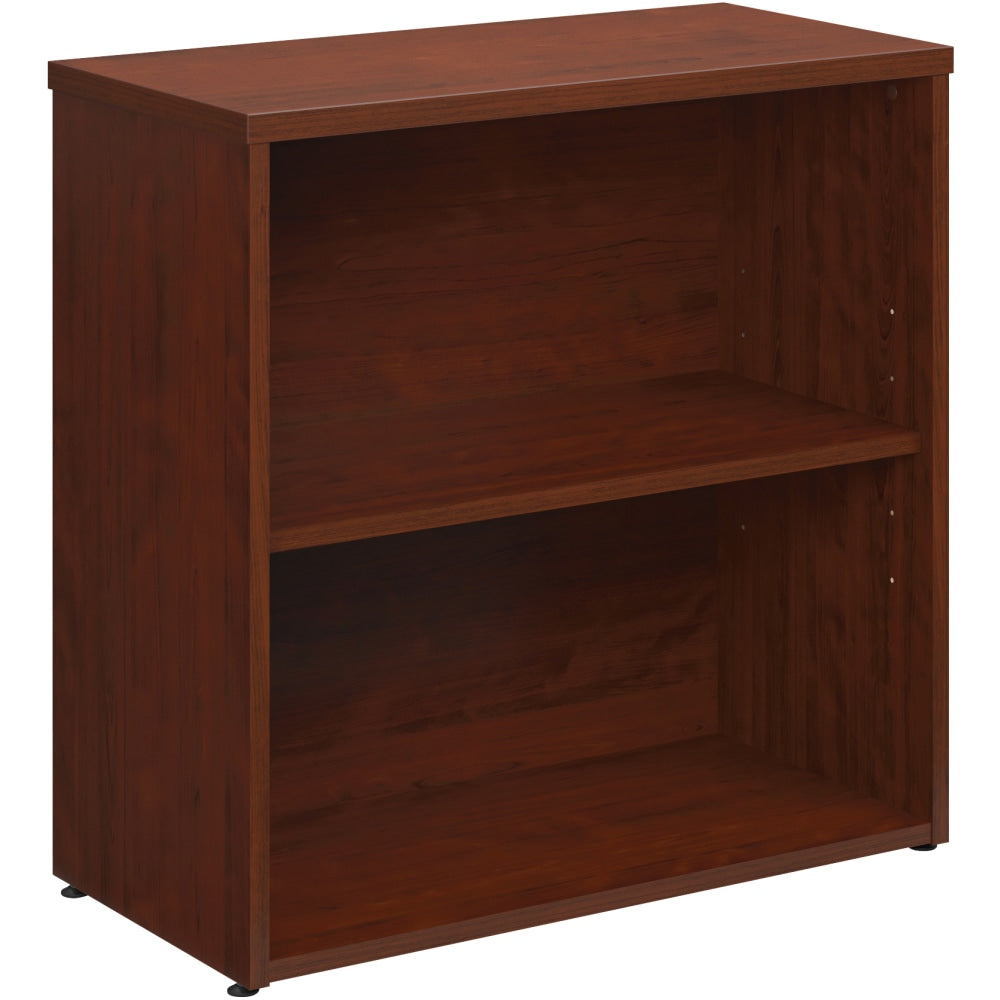 Sauder Affirm 30inH 2-Shelf Bookcase, Classic Cherry