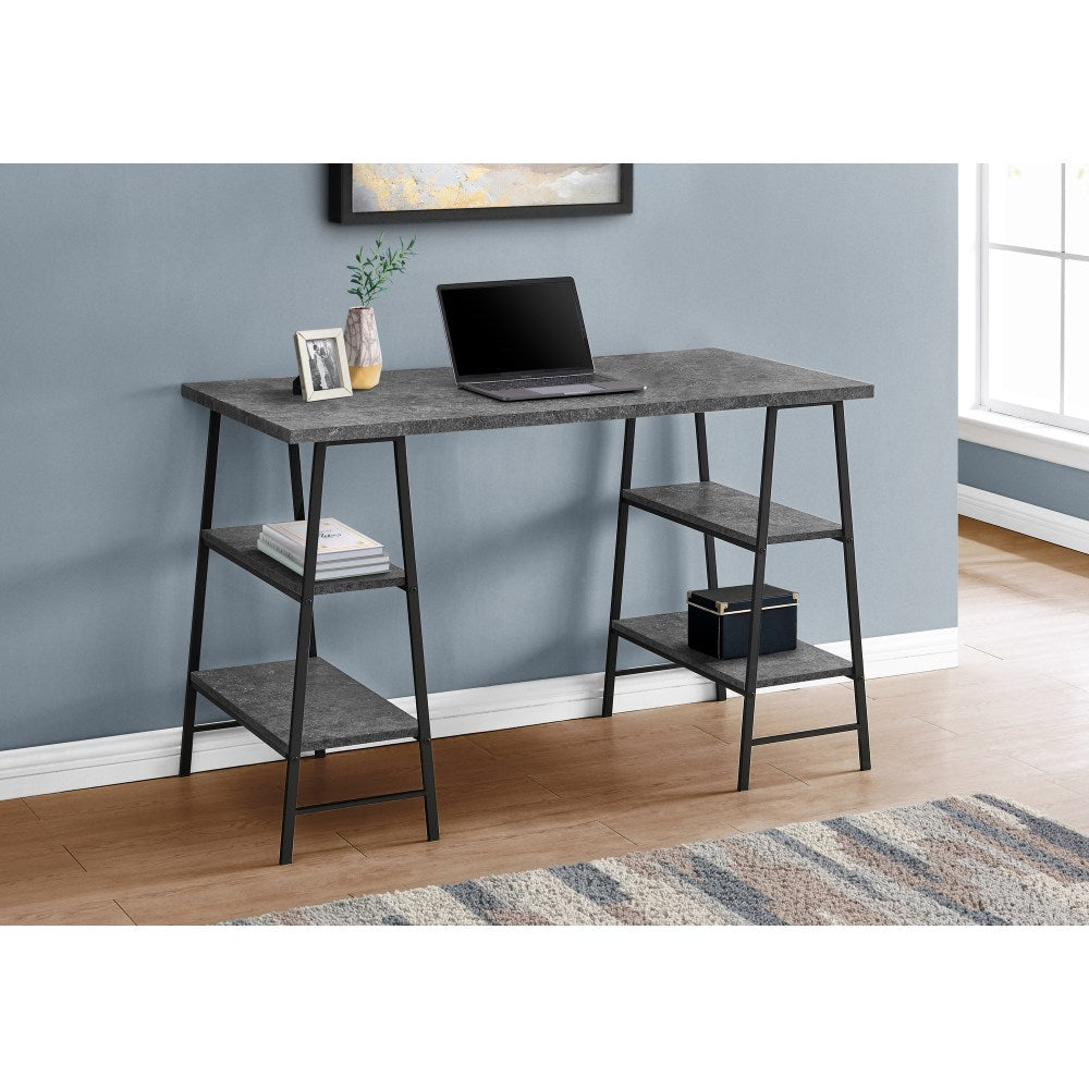 Monarch Specialties Wincy 48inW Computer Desk, Gray/Black