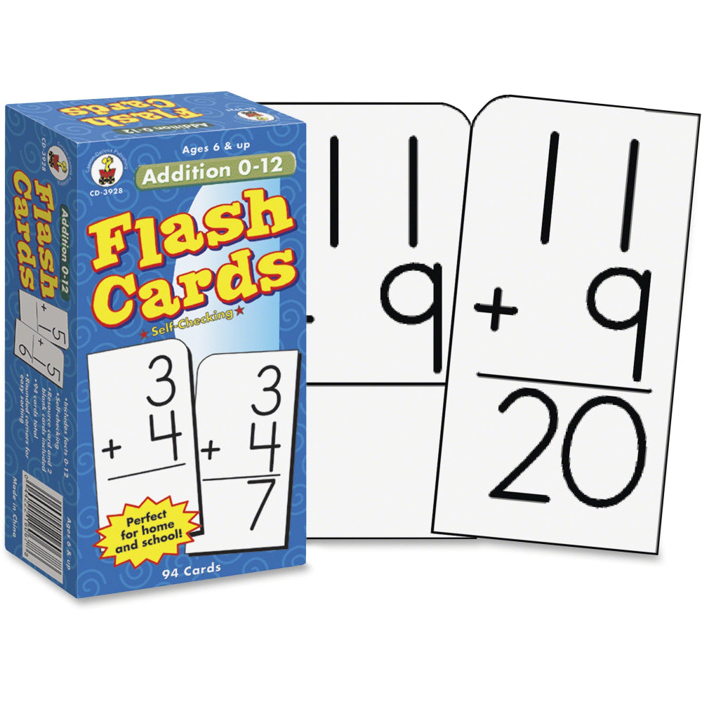 Carson-Dellosa Flash Cards - Addition 0-12