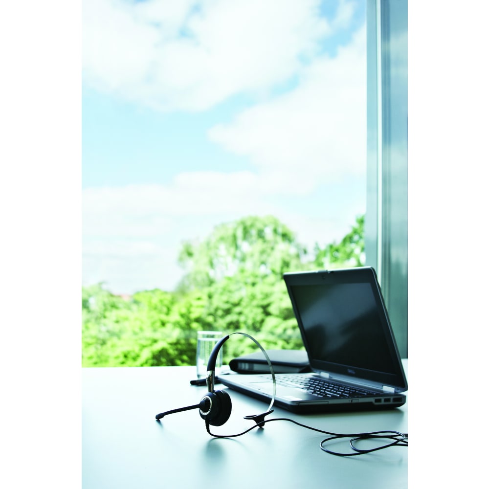 Jabra BIZ 2400 II USB Headset - Mono - USB - Wired - Over-the-head - Monaural - Supra-aural - Noise Canceling