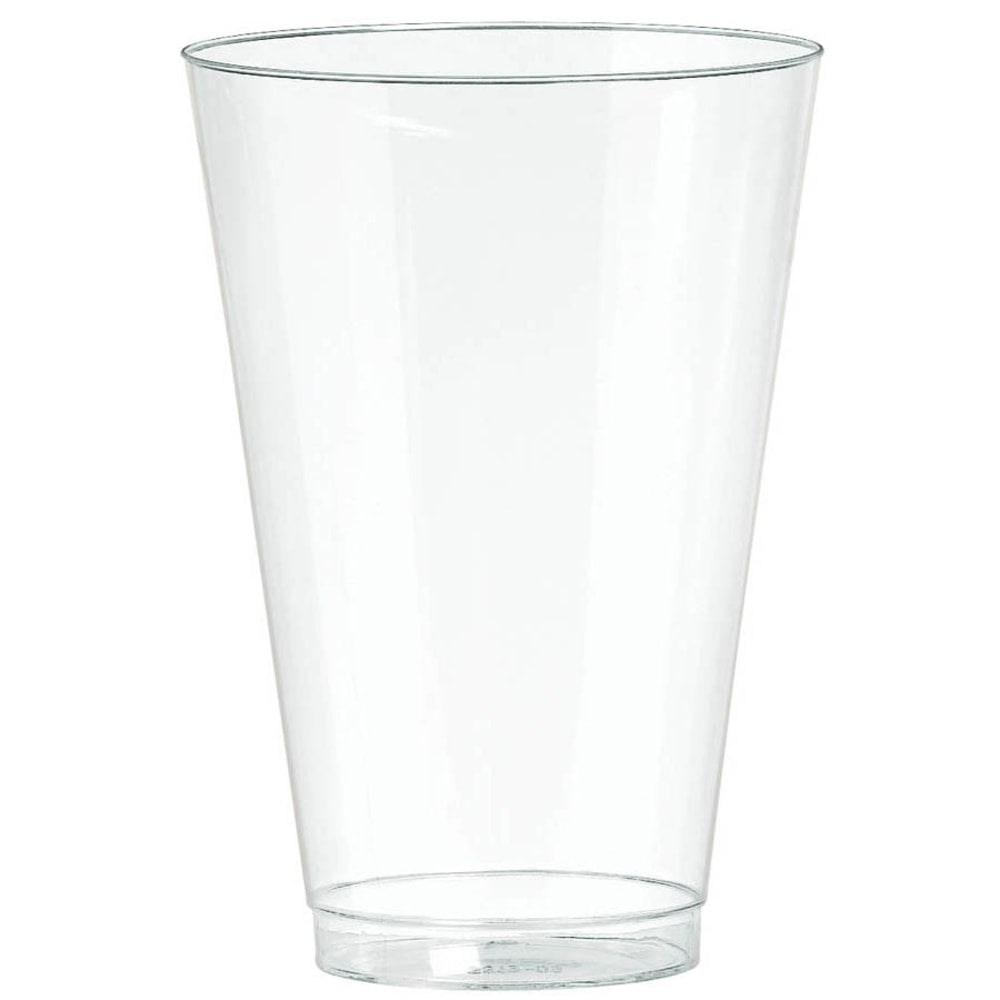 Amscan Plastic Tumblers, 14 Oz, Clear, 32 Tumblers Per Pack, Set Of 2 Packs