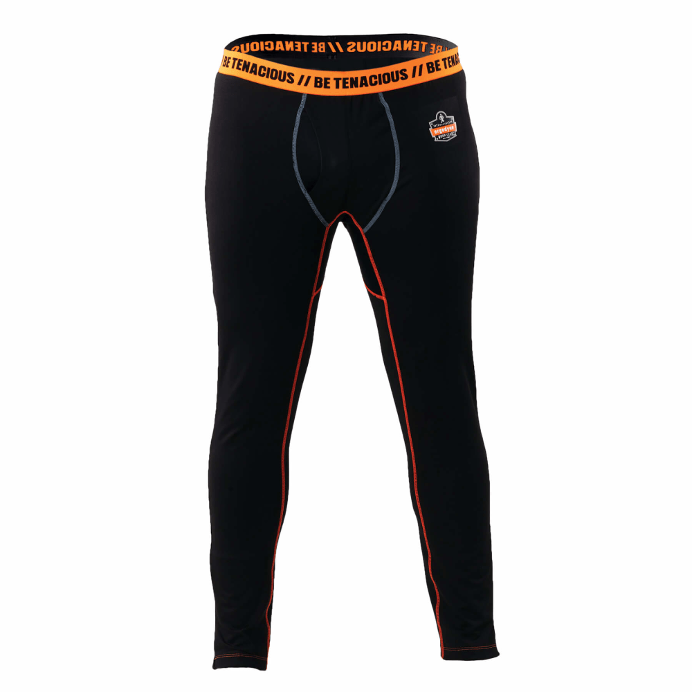 Ergodyne N-Ferno 6480 Base Layer Thermal Bottoms, 3X, Black