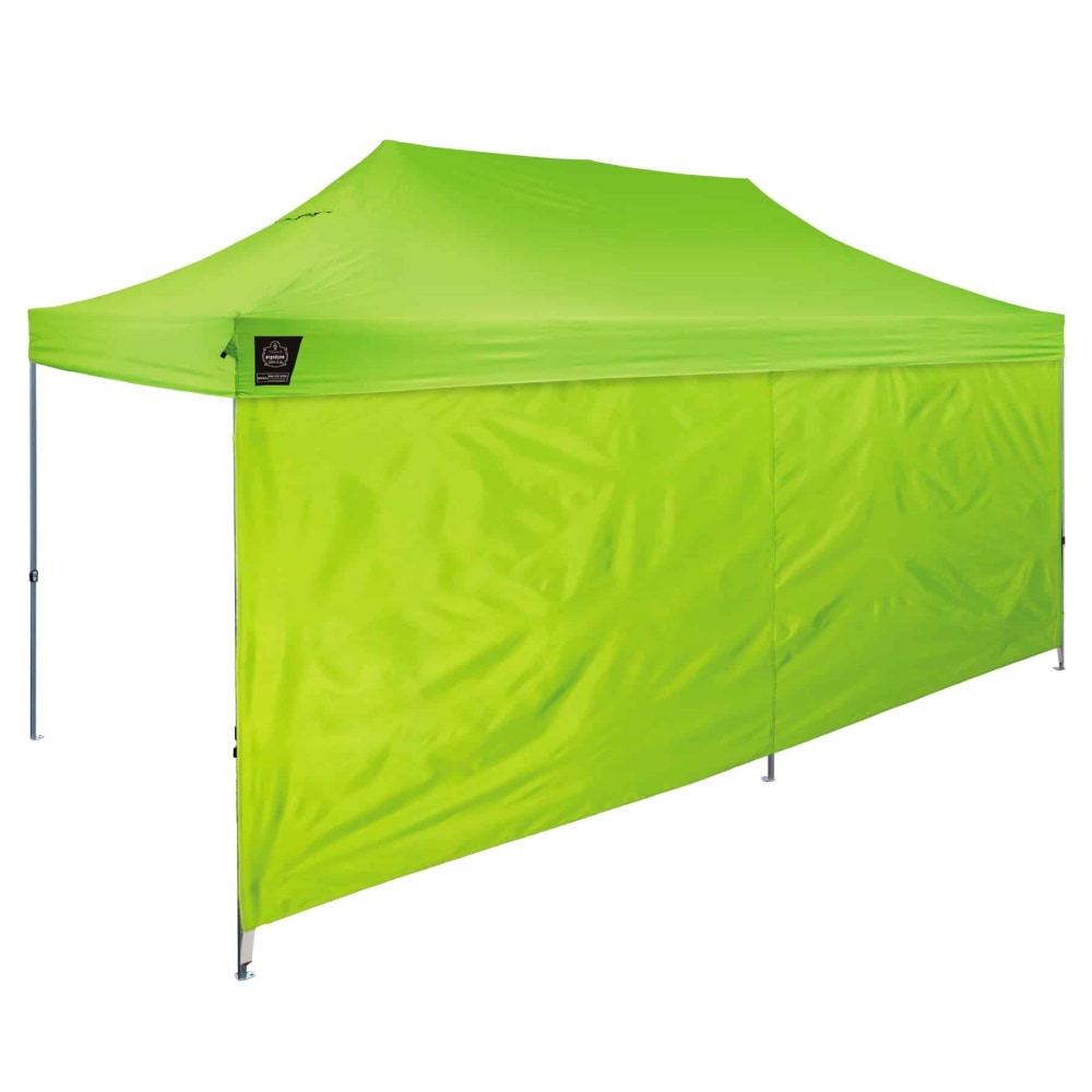 Ergodyne SHAX 6097 Pop-Up Tent Sidewalls, 10ft x 20ft, Lime