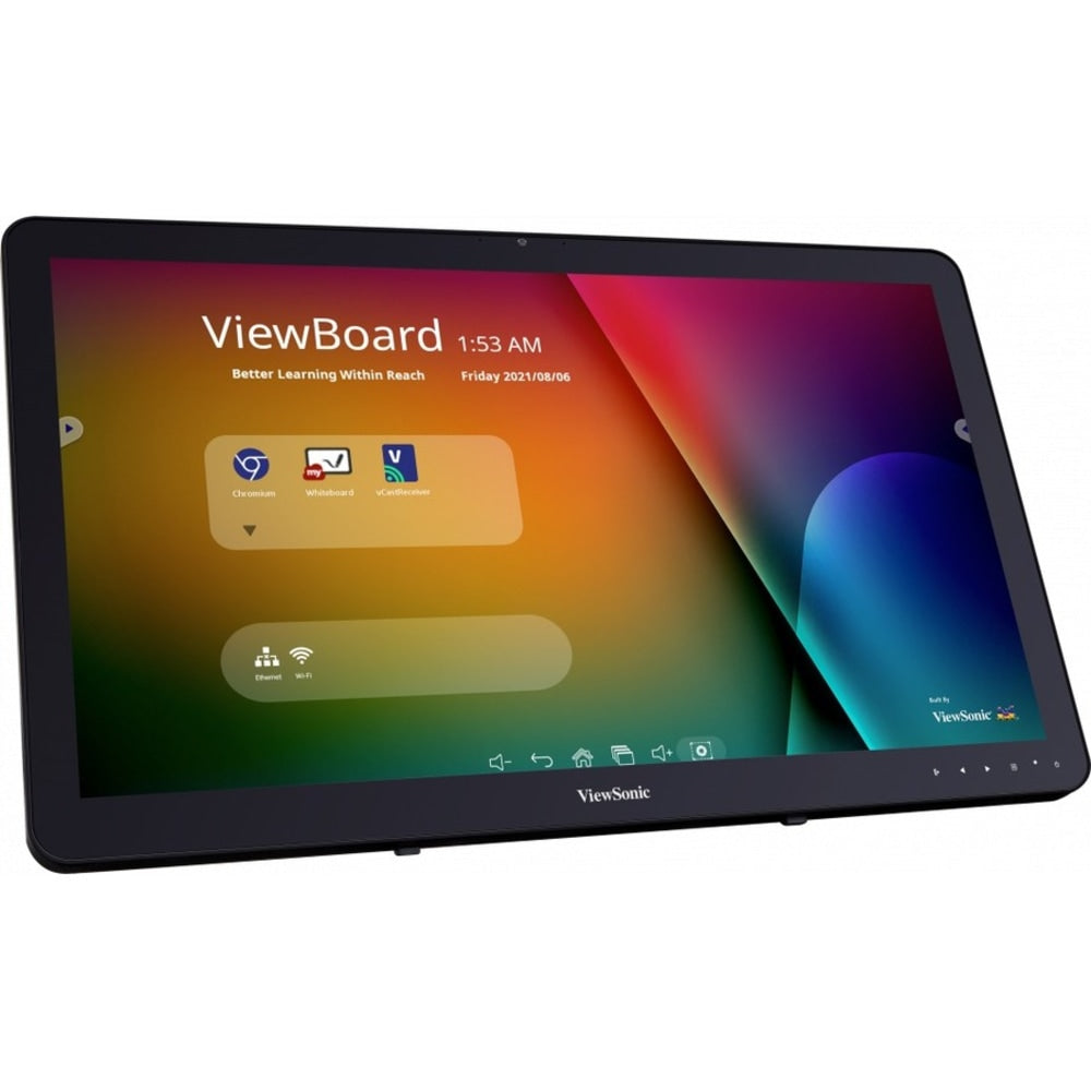 ViewSonic ViewBoard Mini IFP2410 - 24in Diagonal Class (23.6in viewable) LED-backlit LCD display - interactive - with touchscreen (multi touch) / microphone - 1080p 1920 x 1080