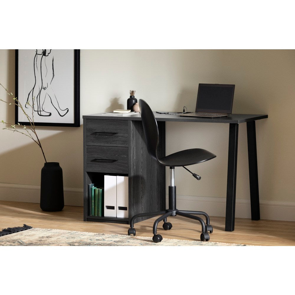 South Shore Zolten 48inW Computer Desk, Gray Oak