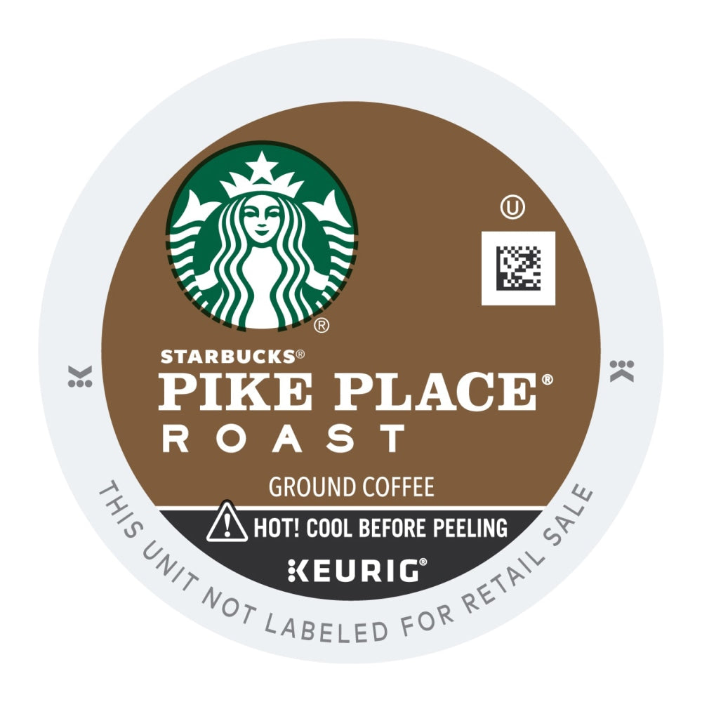 Starbucks Single-Serve Coffee K-Cup, Pike Place, Carton Of 24