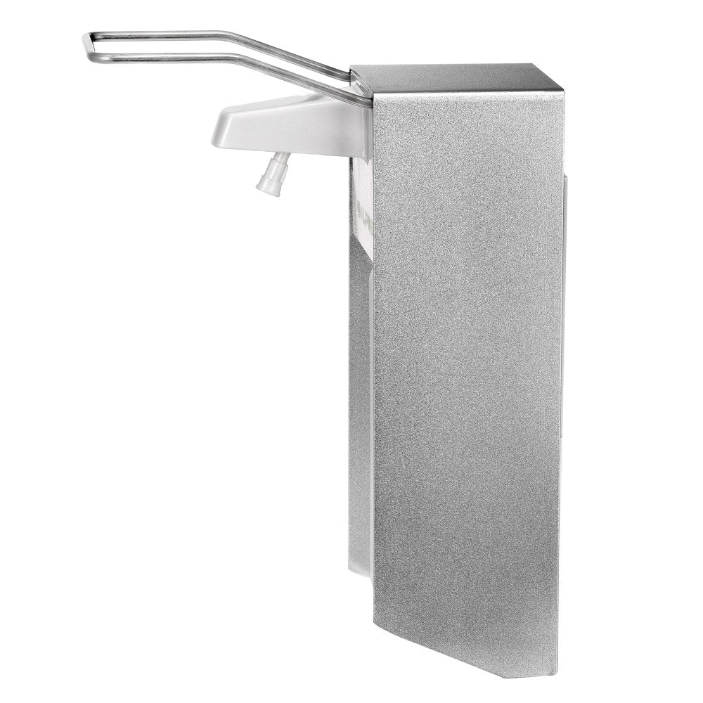 Alpine Wall-Mount Hand Sanitizer Dispensers, 13inH x 4inW x 9inD, Stainless Steel, Set Of 2 Dispensers