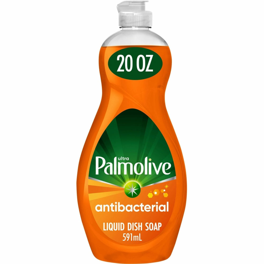 Palmolive Antibacterial Ultra Dish Soap - Concentrate - 35.2 fl oz (1.1 quart) - 1 Each - pH Balanced, Residue-free, Non-abrasive, Antibacterial - Orange